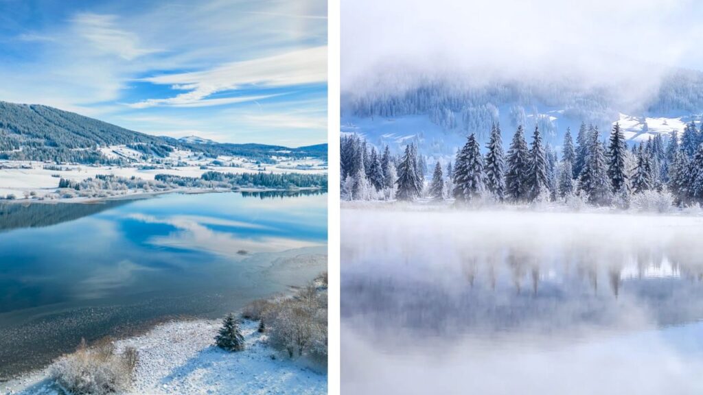 Patiner sur les lacs du Jura