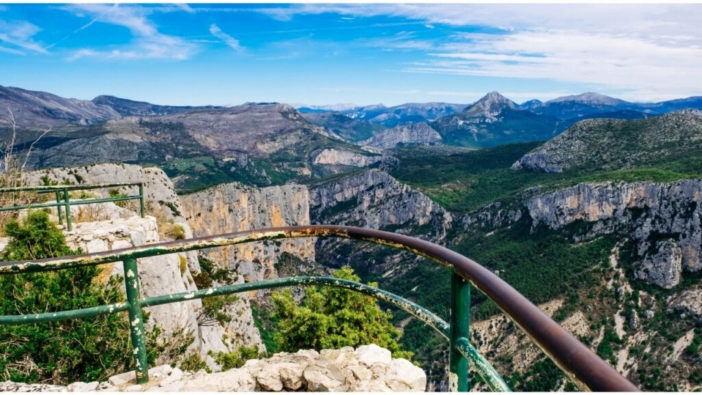 Belvédère du Pas de Bau Verdon Route des Crètes