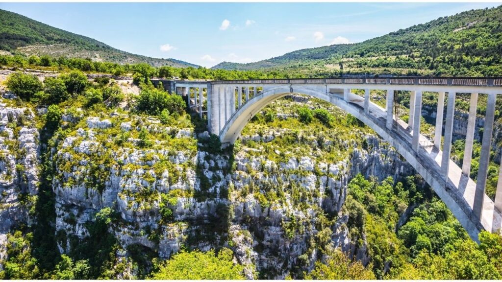 Pont de l’Artuby Gorges du Verdon Corniche Sublime