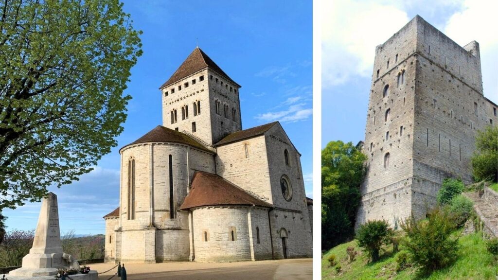 Eglise Saint-André et tour monréal Sauveterre-de-Béarn