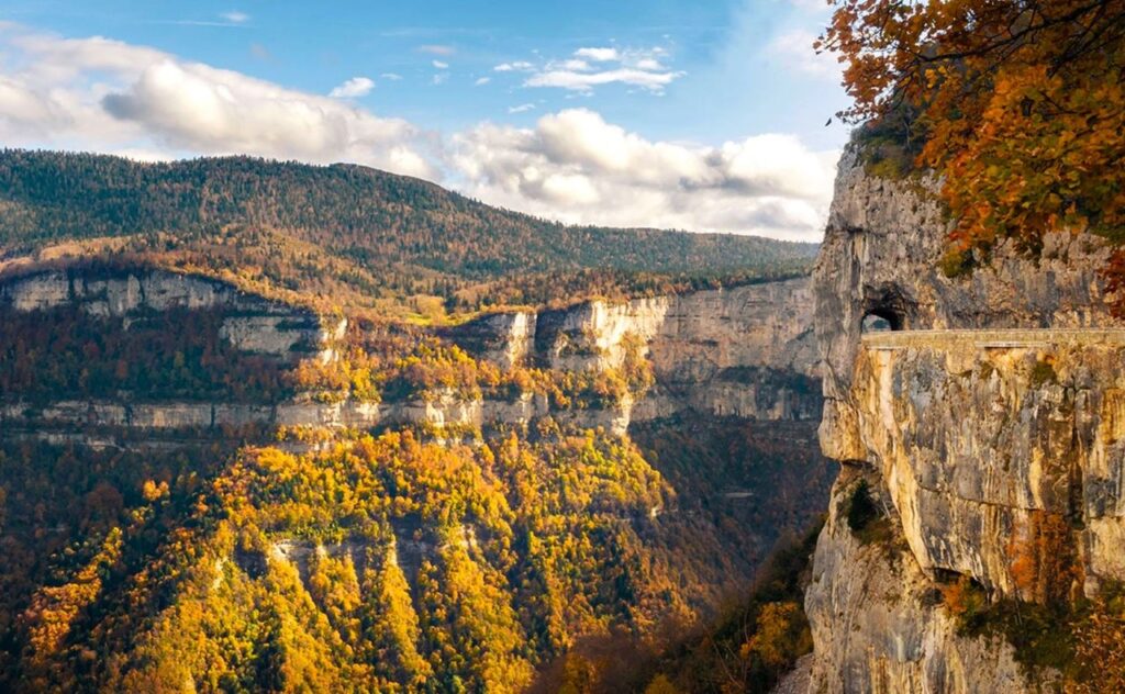 La Route de Combe Laval en automne