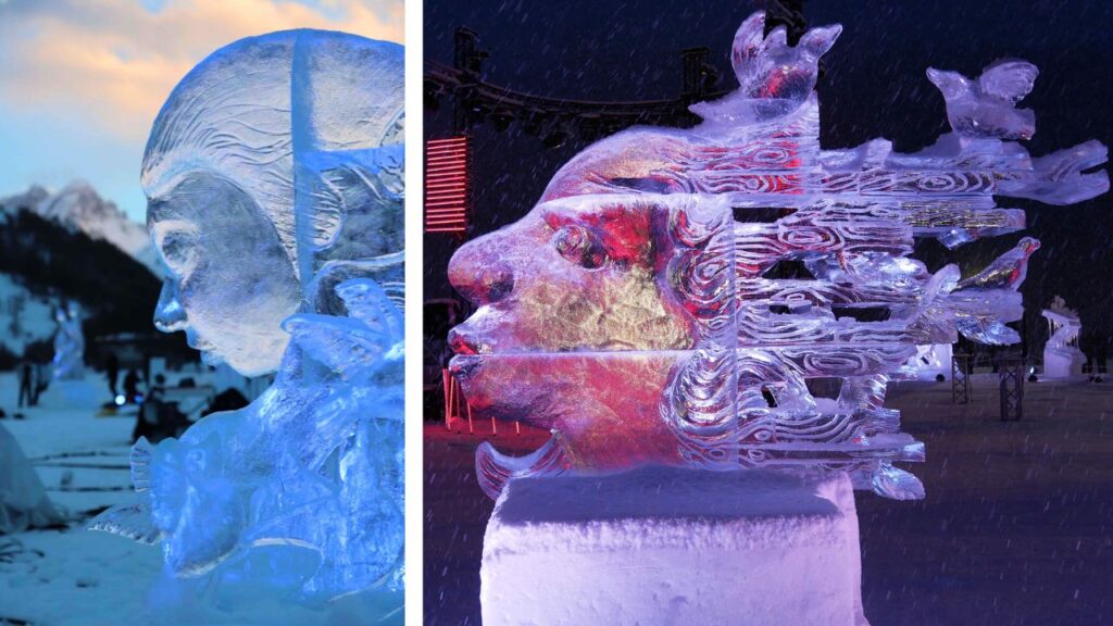 Valloire, Capitale de l'Art Éphémère en Savoie : Concours International de Sculptures sur Glace