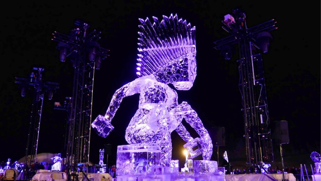 Valloire, Capitale de l'Art Éphémère en Savoie : Concours International de Sculptures sur Glace