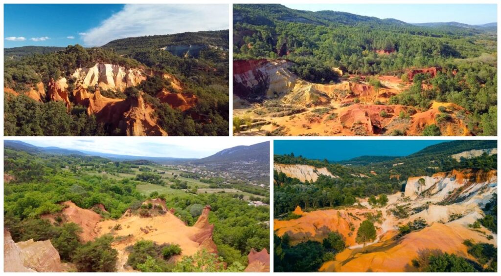 Le Colorado provençal à Rustrel - L'une des merveilles du Vaucluse