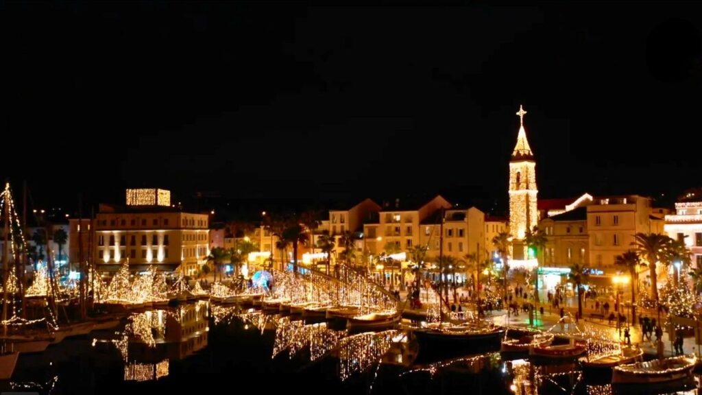 Noël à Sanary-sur-Mer : Féerie sous les illuminations du port