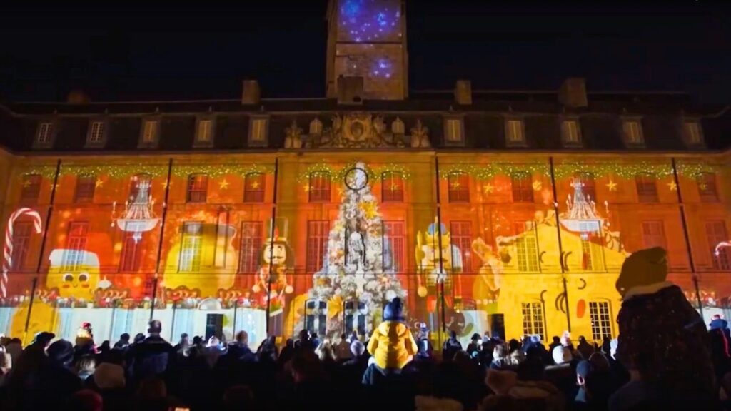 Dijon sous les lumières de Noel 2024 Palais des Ducs