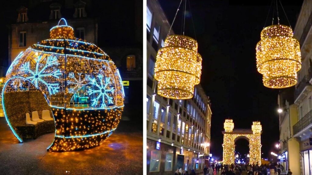 Dijon sous les lumières de Noel 2024