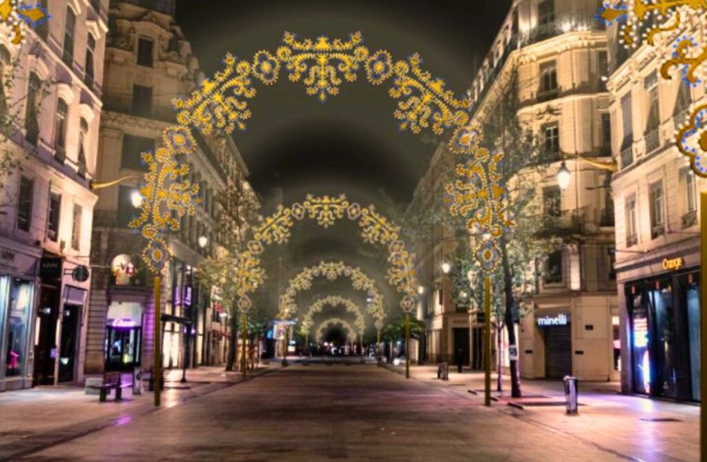 Paséo d'hiver Fête des Lumières Lyon 2024