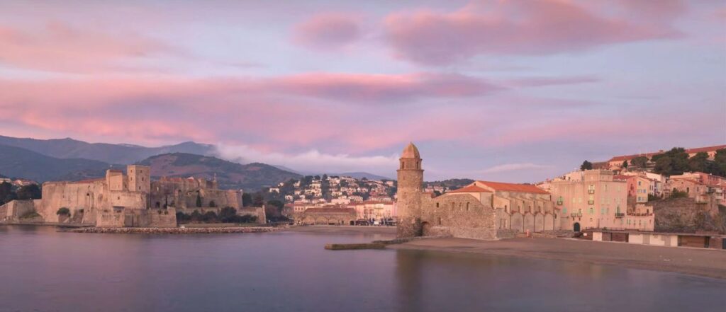 Coucher de soleil à Collioure