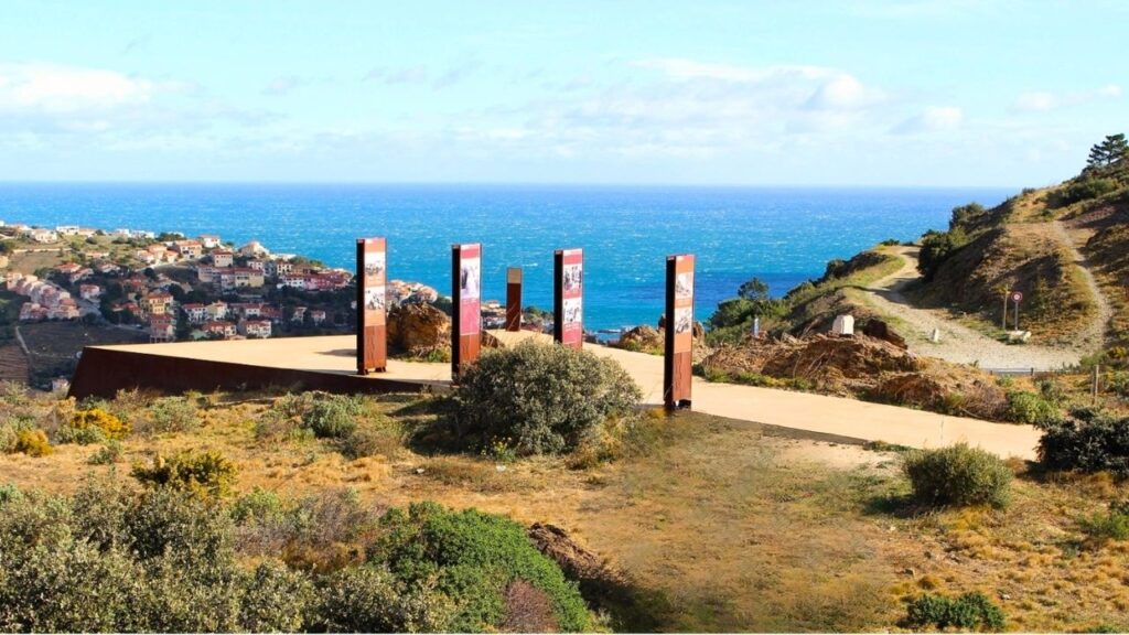 Mémorial de la Retirada Le Coll dels Belitres Cerbère Côte Vermeille