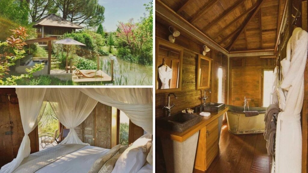 Lodge indonésien avec spa pour une nuit insolite en Camargue