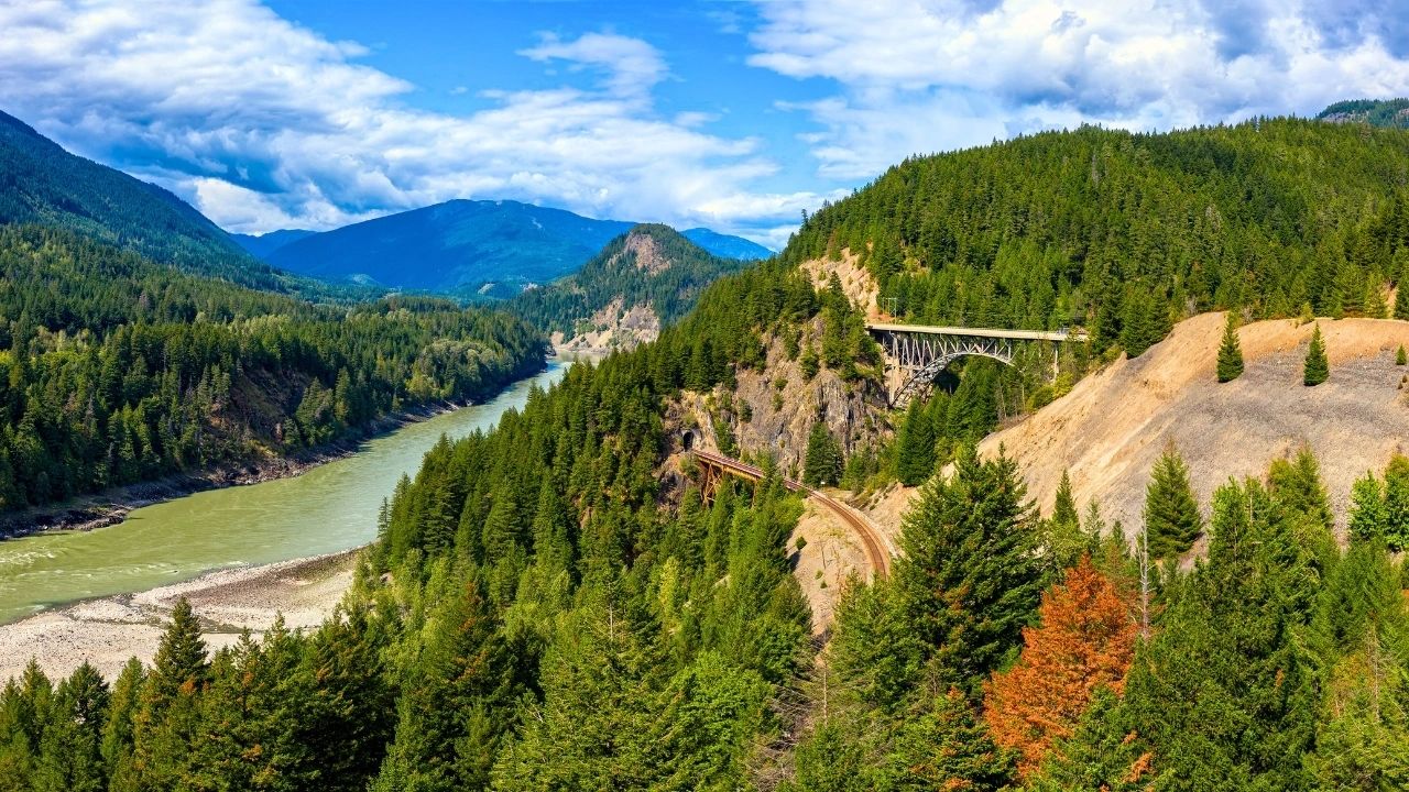 Fraser Canyon via la Highway 1 Road trip Ouest Canadien