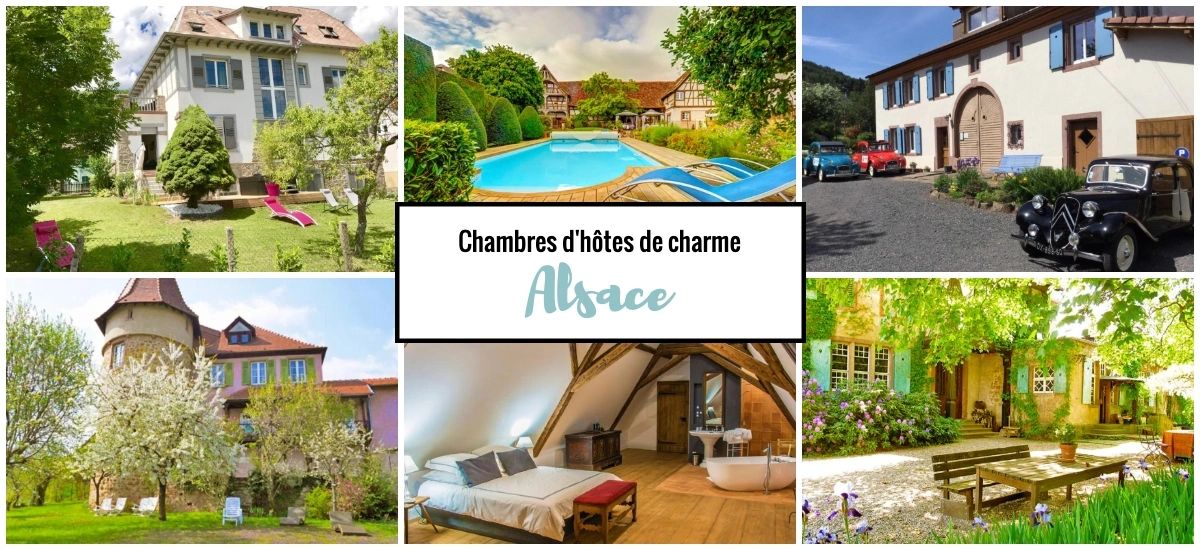 Gîtes et chambres d'hôtes de charme en Alsace