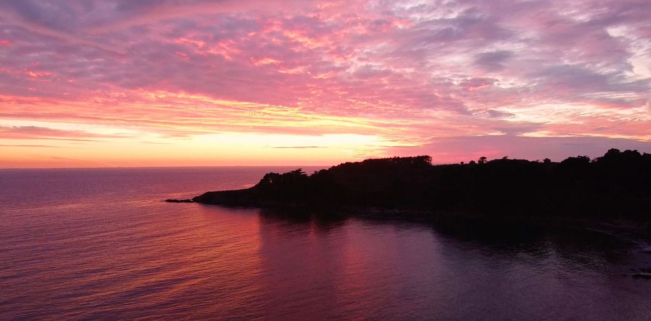 Coucher de soleil à Arzon - Morbihan - Bretagne