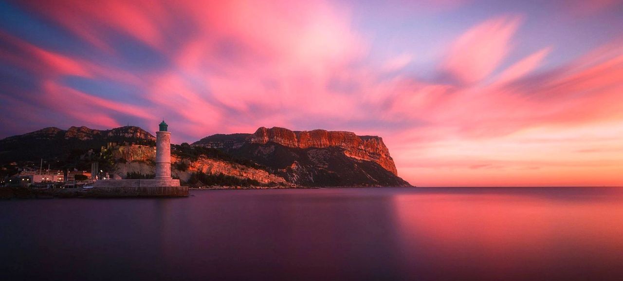 Coucher de soleil - Calanques de Cassis - Provence