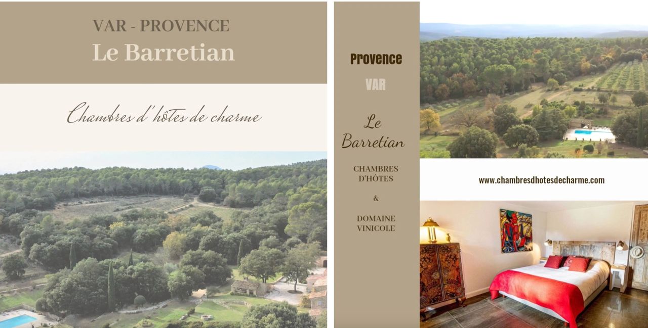 Le Barretian Chambres d'hôtes de charme dans le Var en Provence