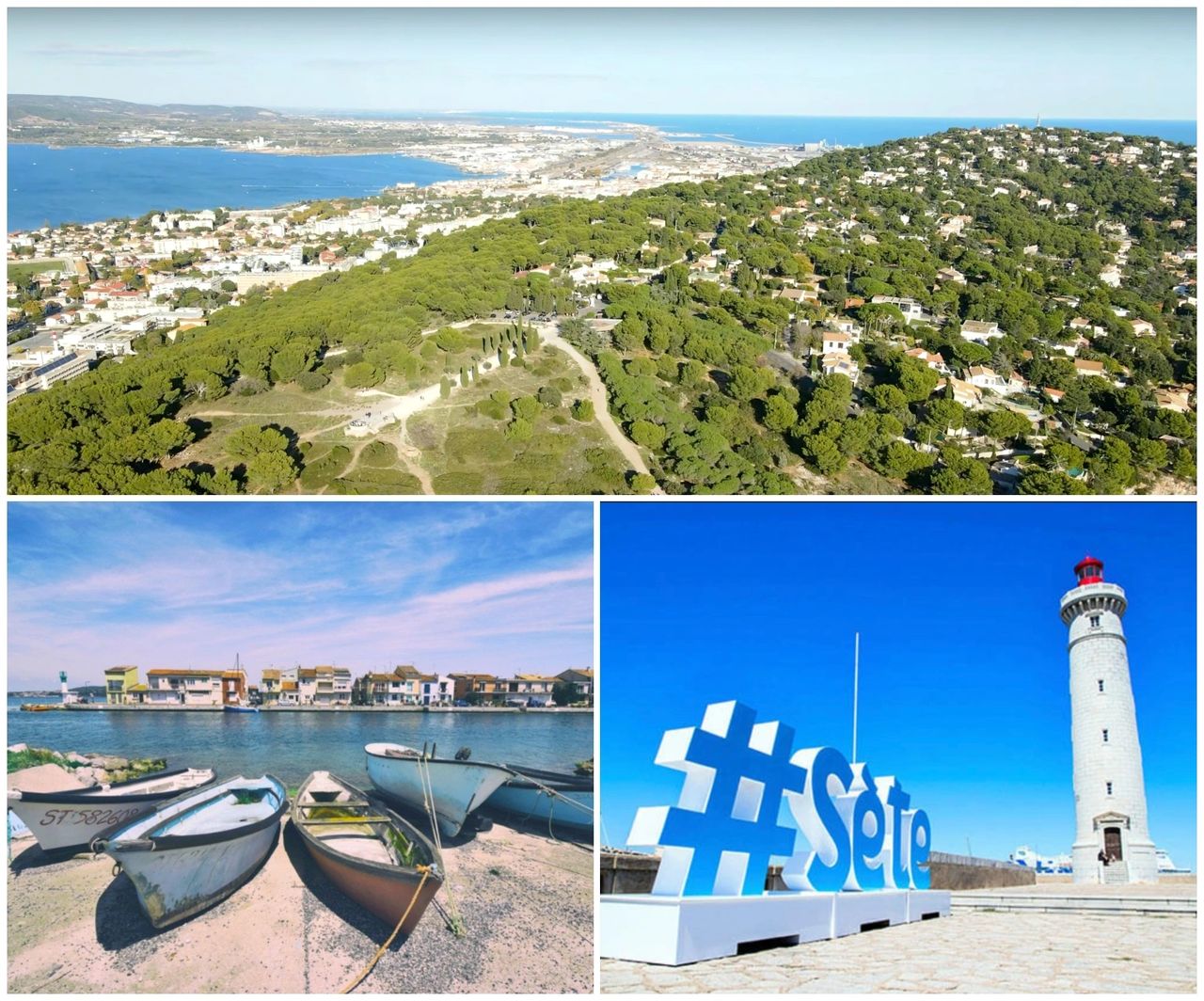 Sète - Le Mont-Saint-Clair - le quartier de la Pointe Courte - Le Môle Saint Louis 