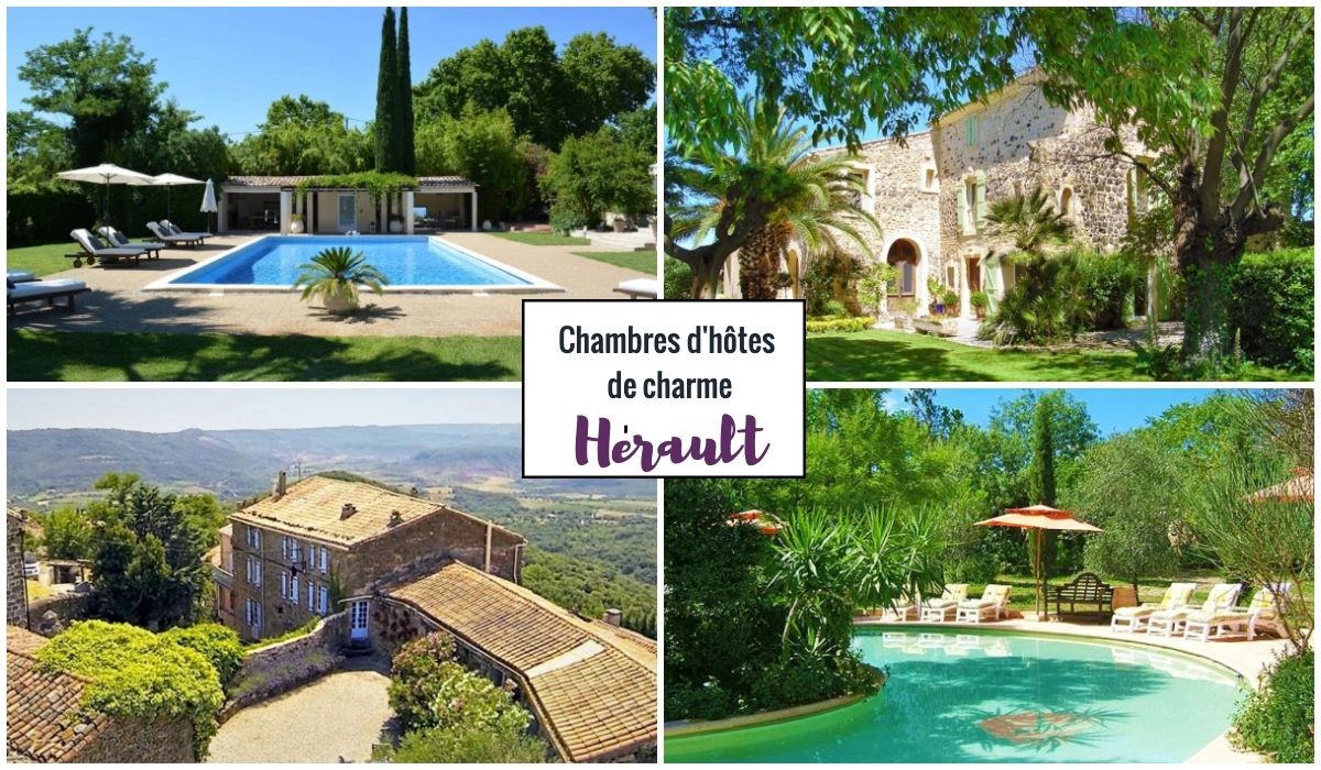 Chambres d'hôtes et gites de charme dans l'Hérault