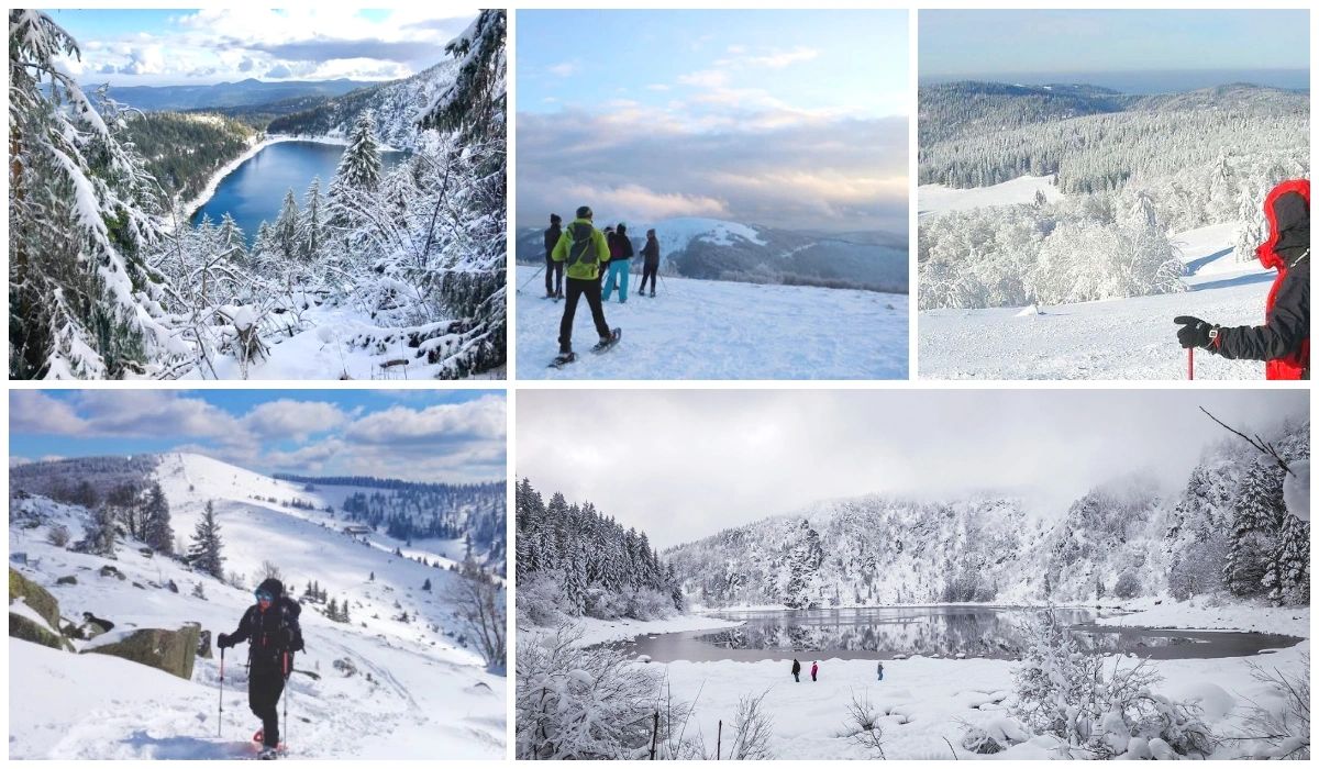 Randonnées en raquettes dans les Vosges. Les Plus Belles Randonnées en Raquettes en France