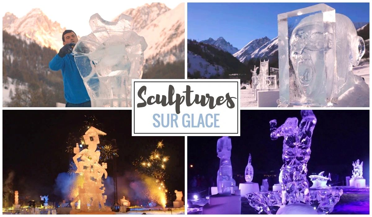 Concours de Sculptures sur Glace à Valloire en Savoie