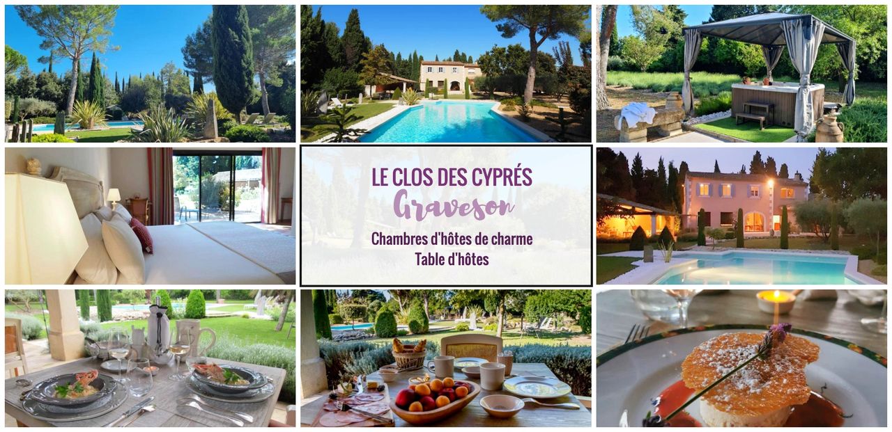 Le Clos des Cyprés - Chambres d'hôtes de charme à 5mn de Saint Rémy de Provence