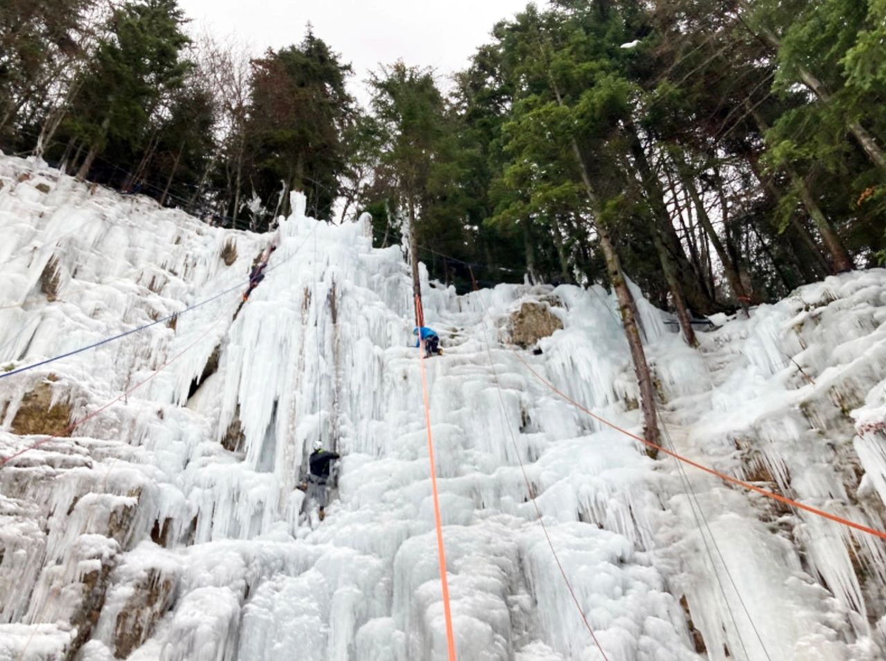 Escalade - La cascade de glace de l’Aigle - Vercors