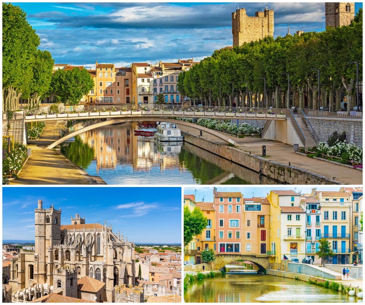 Narbonne - Aude - Languedoc Roussillon - Canal du midi