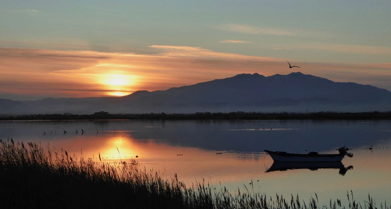 Coucher de soleil - Etang de Canet-Saint-Nazaire