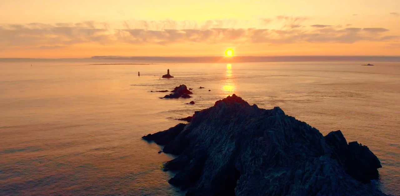 Coucher de soleil - Pointe de Raz - Bretagne