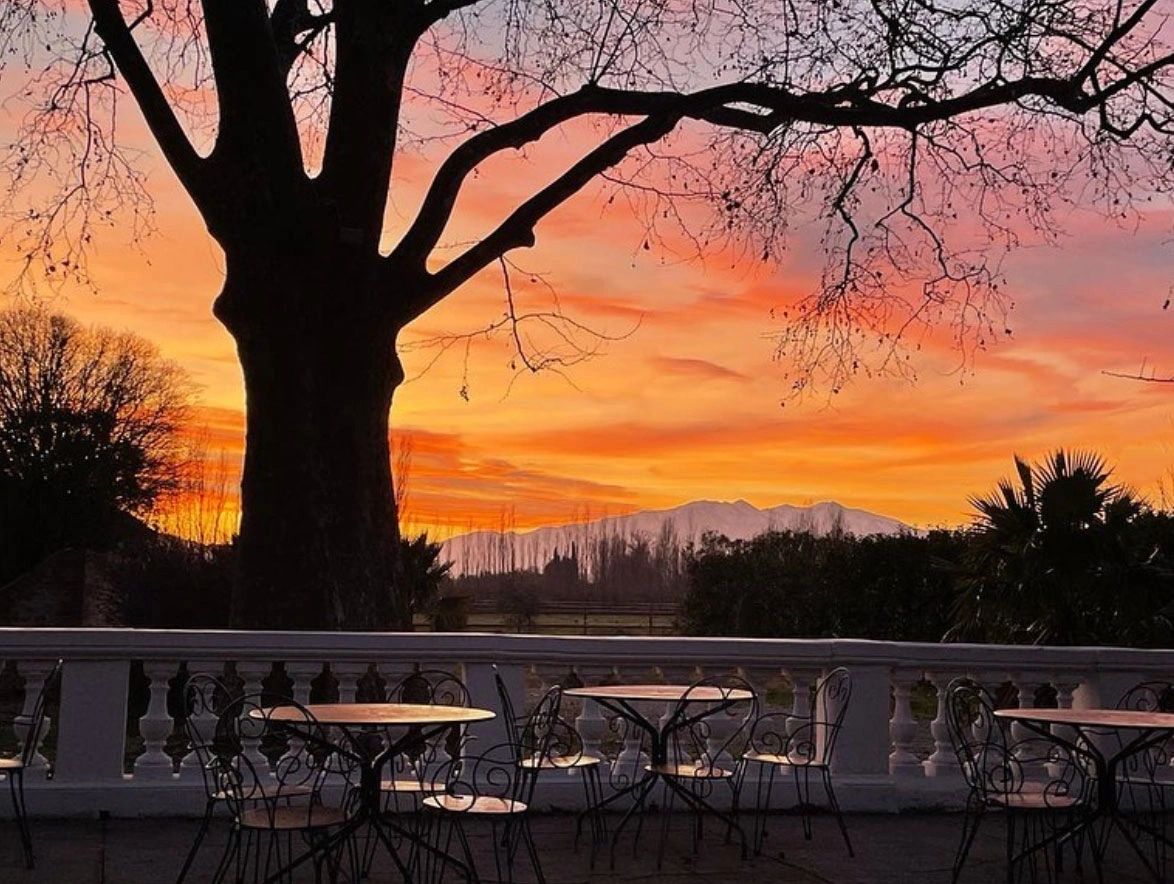 Coucher de soleil au Domaine Castell de Blés