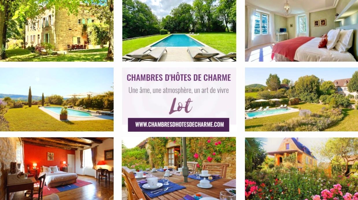 Chambres d'hôtes de charme dans le Lot