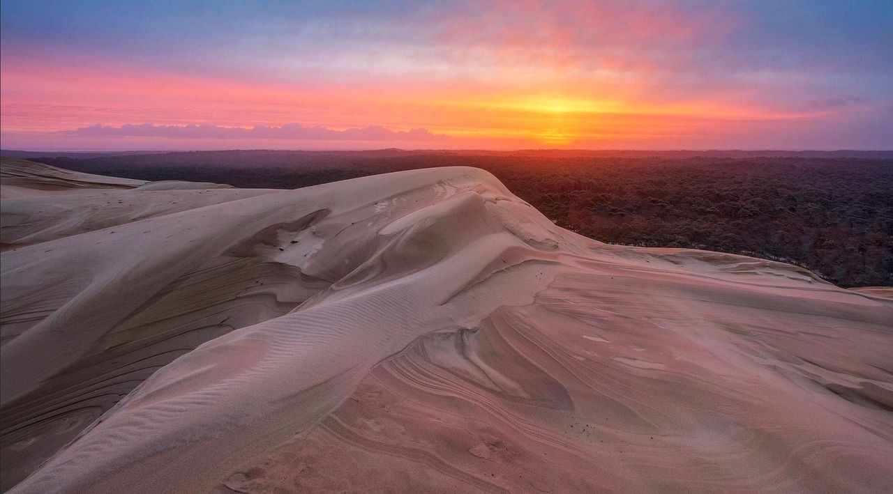 Les plus beaux couchers de soleil en France - Dune du Pilat - Gironde