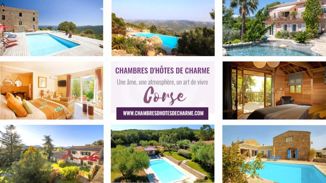 Chambres d'hôtes et petits hôtels de charme en Corse