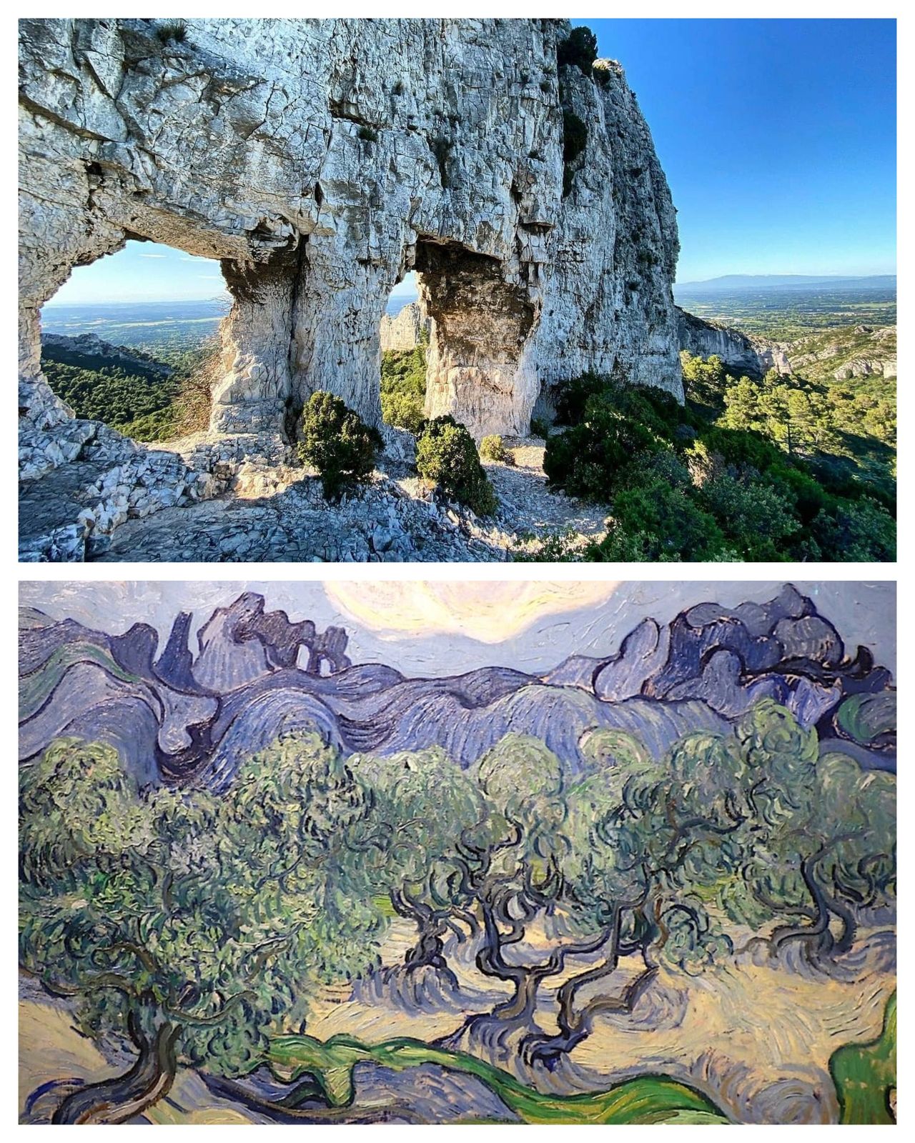 Le Rocher des Deux Trous - Saint-Rémy-de-Provence