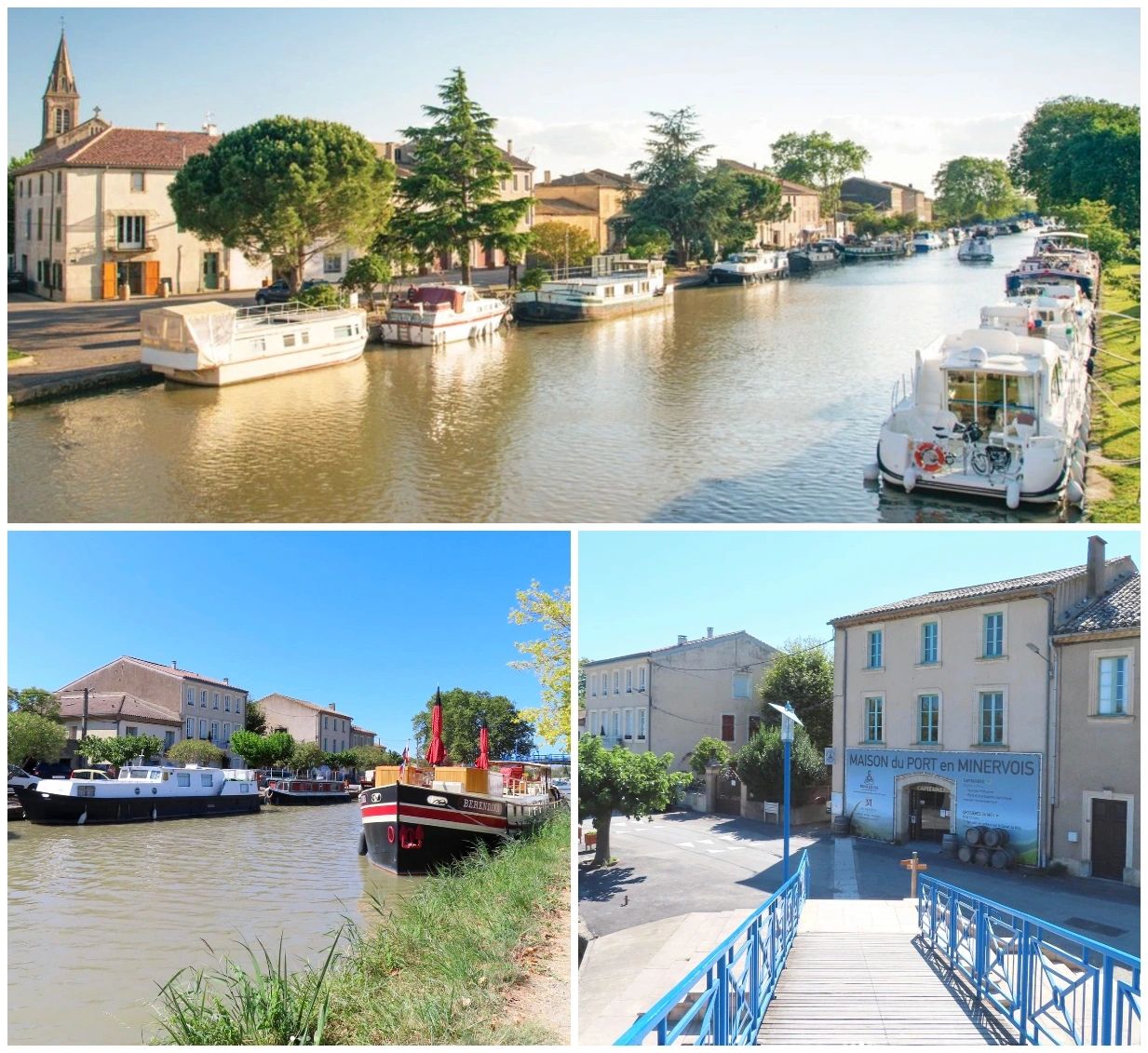 Homps - Aude - Occitanie - Au bord du Canal du Midi