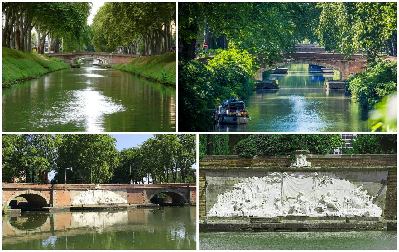 Le canal de Brienne et Les Ponts Jumeaux - Toulouse