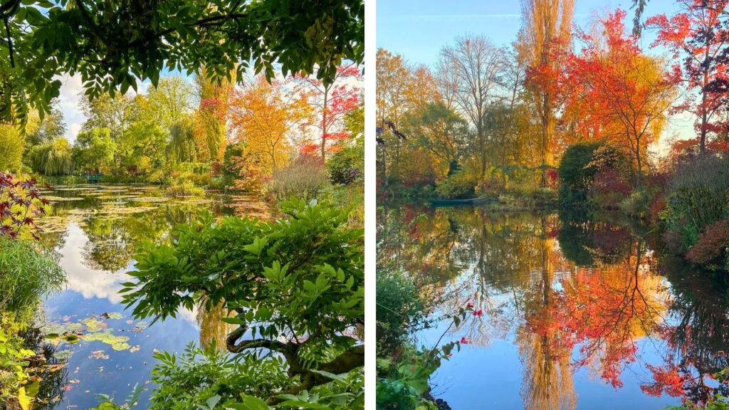 Les jardins de Claude Monet en Automne