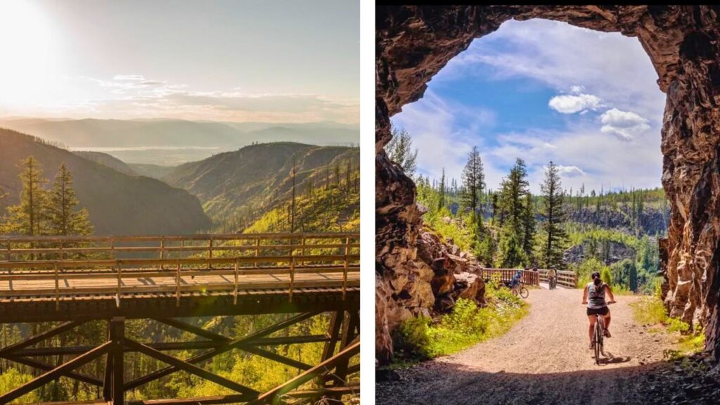 Kettle Valley Rail Trail Vallée Okanagan