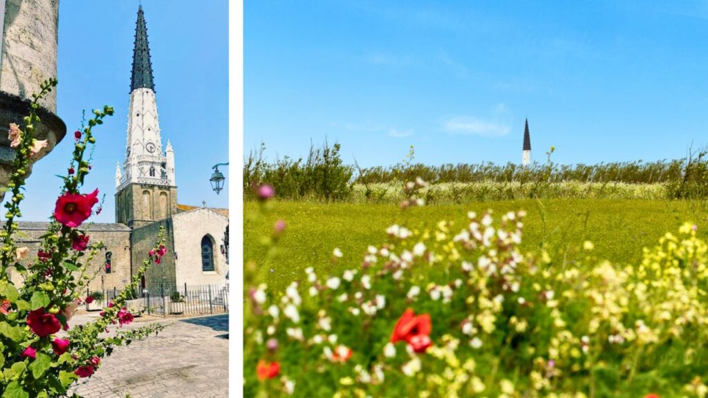 Ars-en-Ré et son clocher - L'île de Ré au Printemps