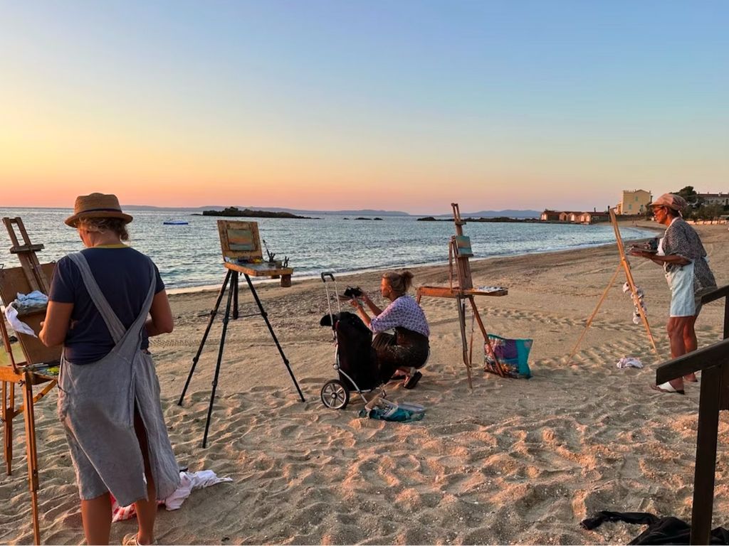 Atelier Peinture en Plein Air au Lavandou