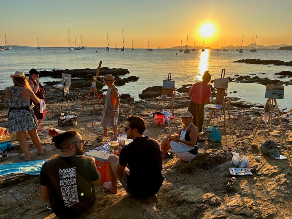 Atelier Peinture en Plein Air au Lavandou