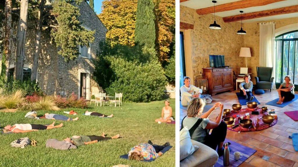 Séjour Yoga en Provence au Mas de la Sorgue