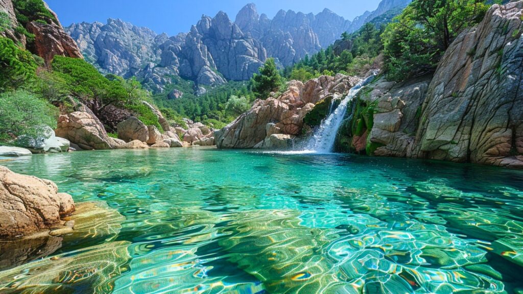 Les piscines naturelles de Cavu en Corse du Sud