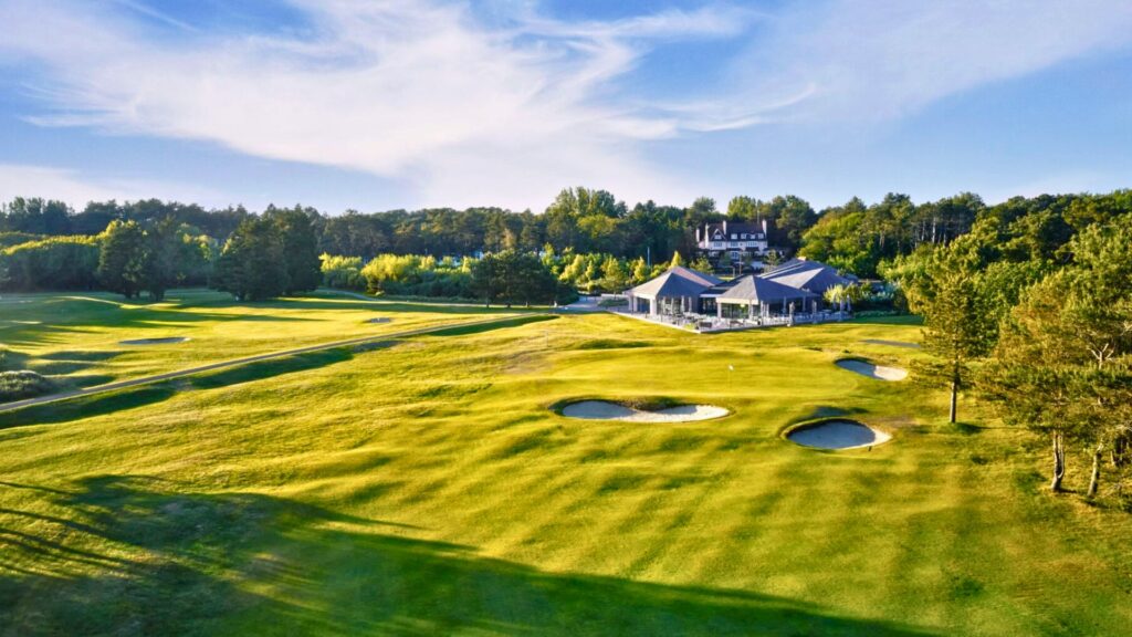Parcours du Golf du Touquet entre dunes et pins sur la Côte d’Opale.