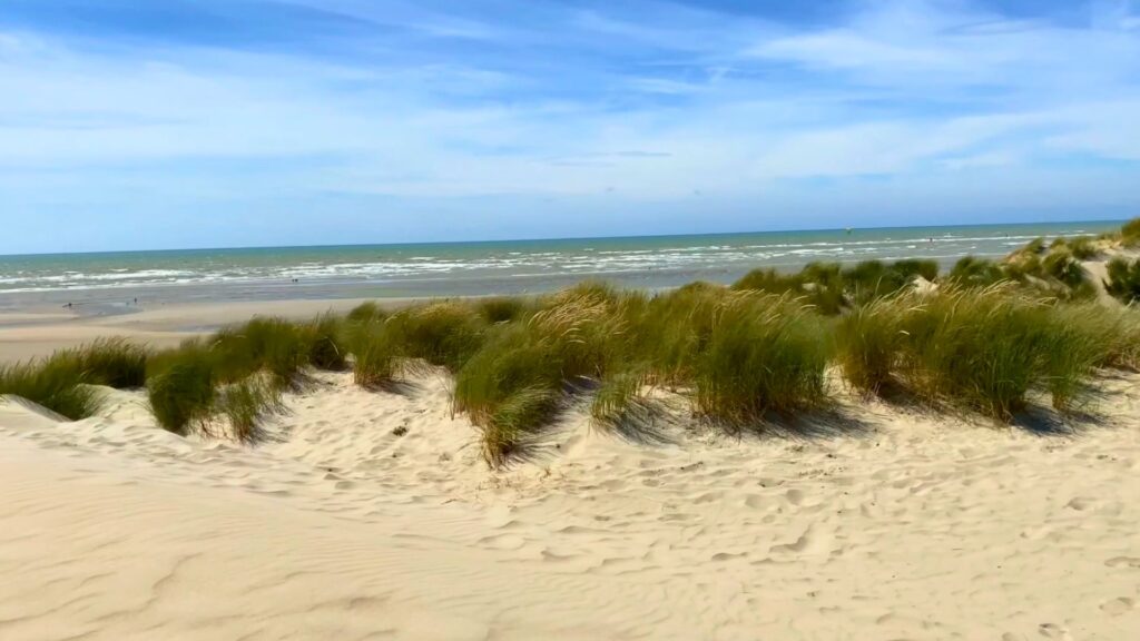 La plages de sable fin du Touquet avec ses dunes