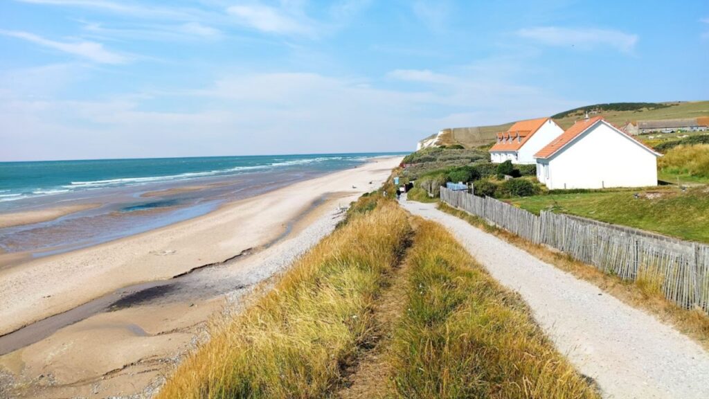 Plage à Wissant sur la Côte d'Opale